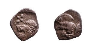 Mysia: Kyzikos, Circa 480-450 BC. AR Tetartemorion
