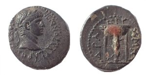Seleucis & Piera. Antioch. Nero (54-68). Ar Drachm. Rare.