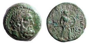 Achaia, Patrai. Circa. 40-35 BC. Æ 22. 40+ Year pedigree.