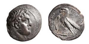 Phoenicia, Tyre. Ar Shekel, dated CY 55 = 72/1 BC. Rare.
