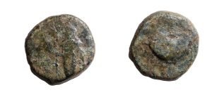 Cyclades, Anaphe. 3rd century BC. Æ 11. Very Rare.